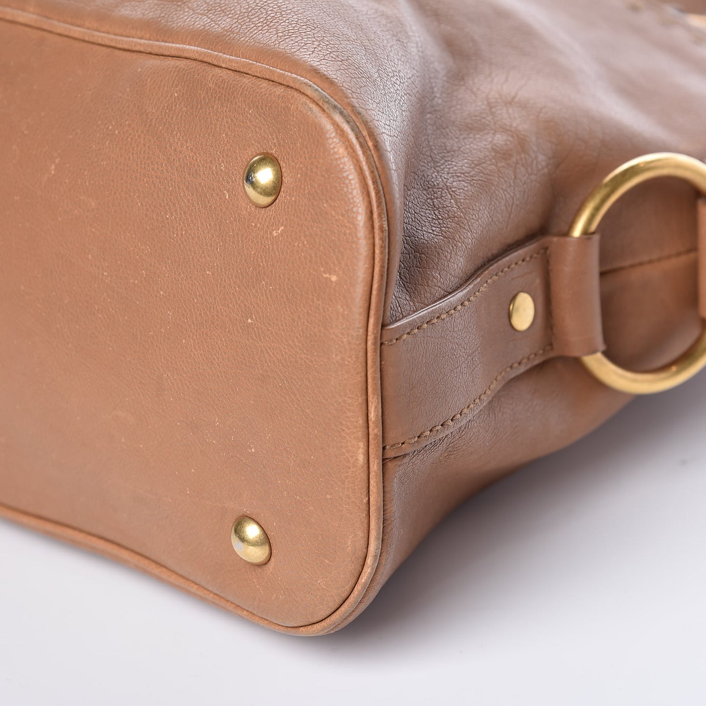 Calfskin Large Muse Brown