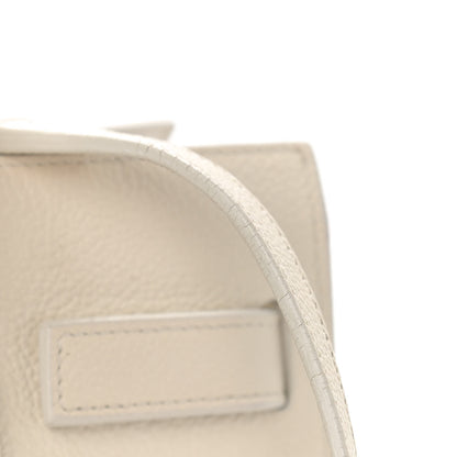 Saint Laurent Grained Calfskin Baby Sac De Jour White 16 of 28