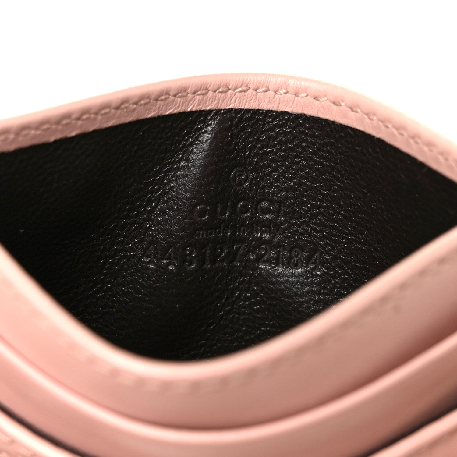 Gucci Calfskin Matelasse GG Marmont Card Holder Perfect Pink 6 of 8
