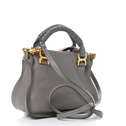 Chloe Calfskin Mini Marcie Satchel Cashmere Grey 2 of 10