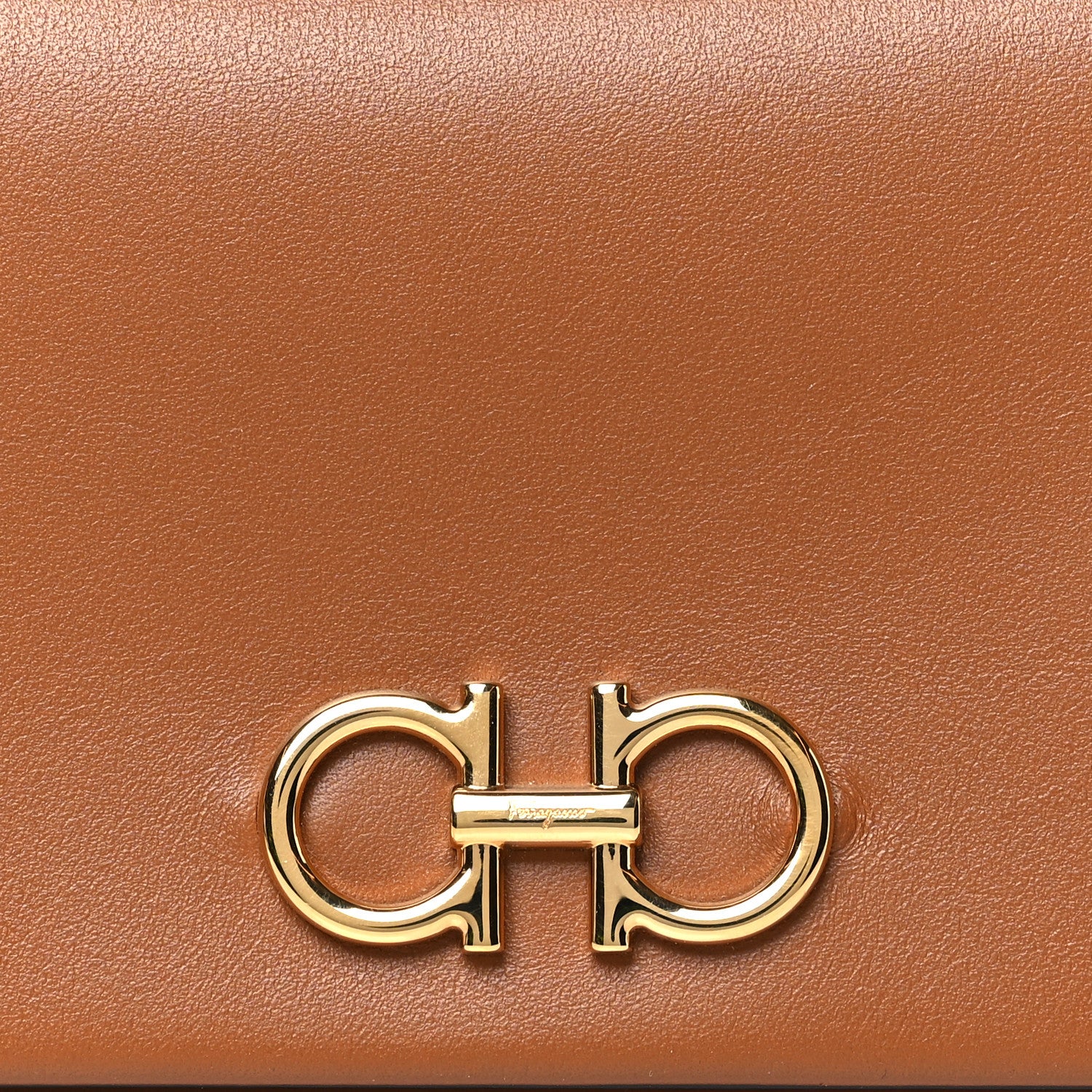 Salvatore Ferragamo Smooth Calfskin Gancini Top Handle Wallet On Chain Sella 8 of 11