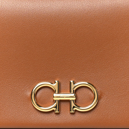 Salvatore Ferragamo Smooth Calfskin Gancini Top Handle Wallet On Chain Sella 8 of 11