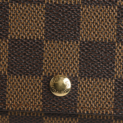 Louis Vuitton Damier Ebene Porte-Monnaie Tresor Wallet 14 of 14