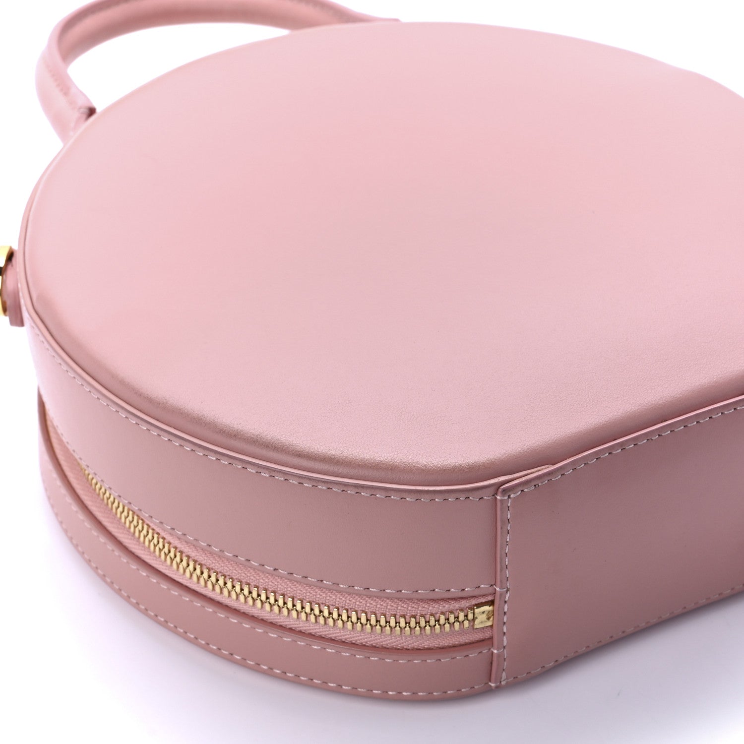 Mansur Gavriel Calfskin Circle Crossbody Bag Light Pink 10 of 12