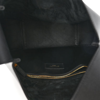 Saint Laurent Smooth Calfskin Large Le 5 A 7 Soft Hobo Black 5 of 8