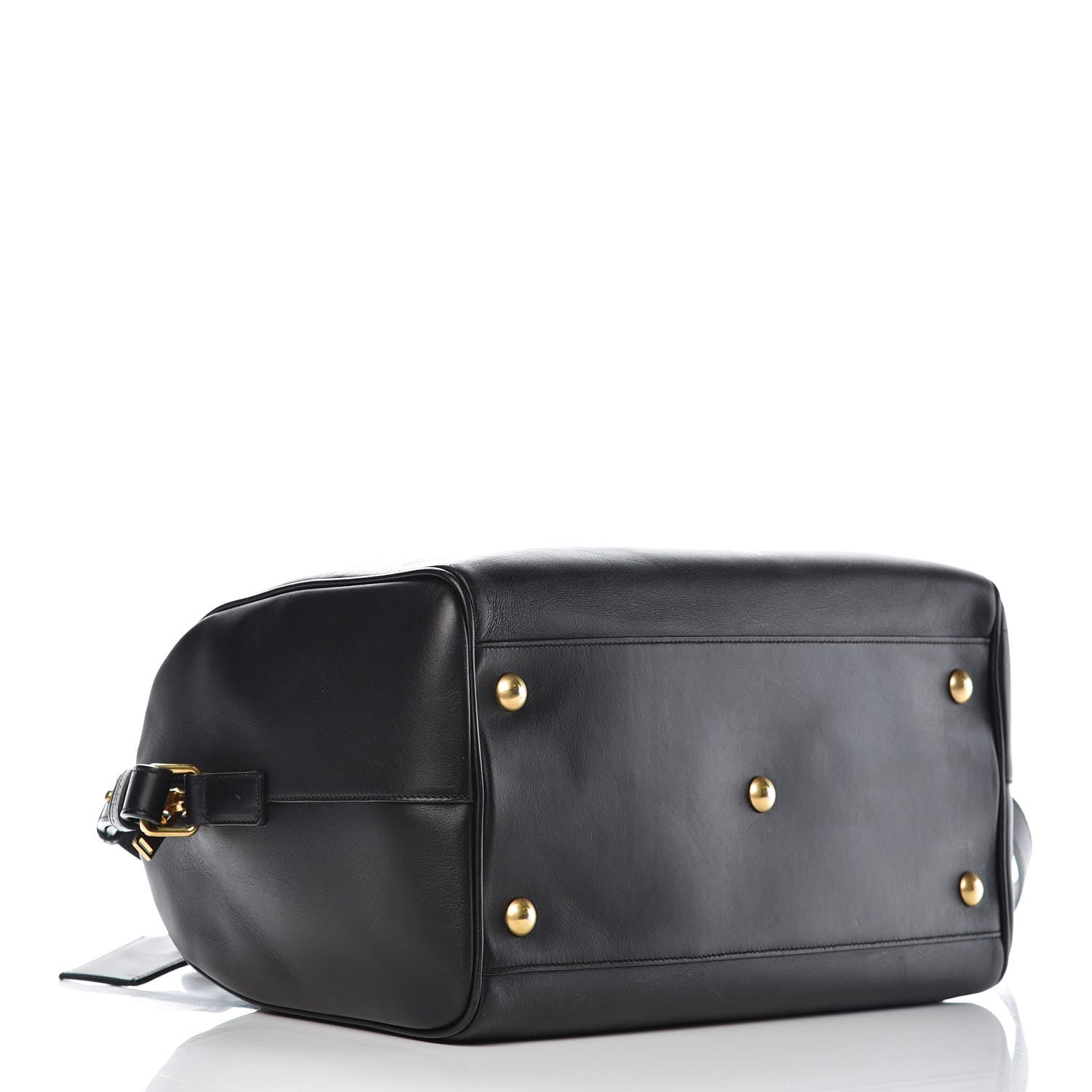 Saint Laurent Calfskin Classic Duffle 6 Black 30 of 36