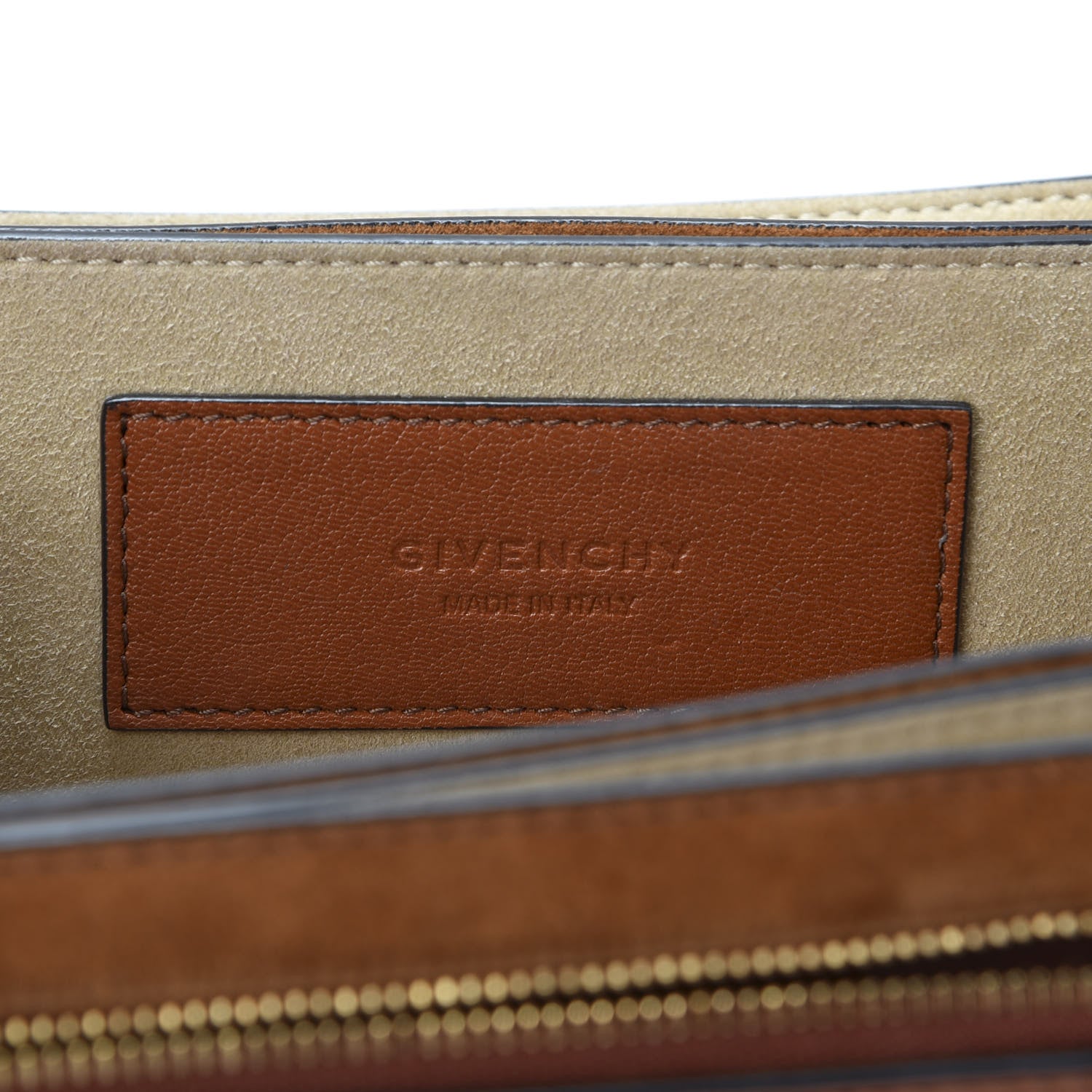 Givenchy Goatskin Small GV3 Shoulder Bag Chestnut 7 of 8