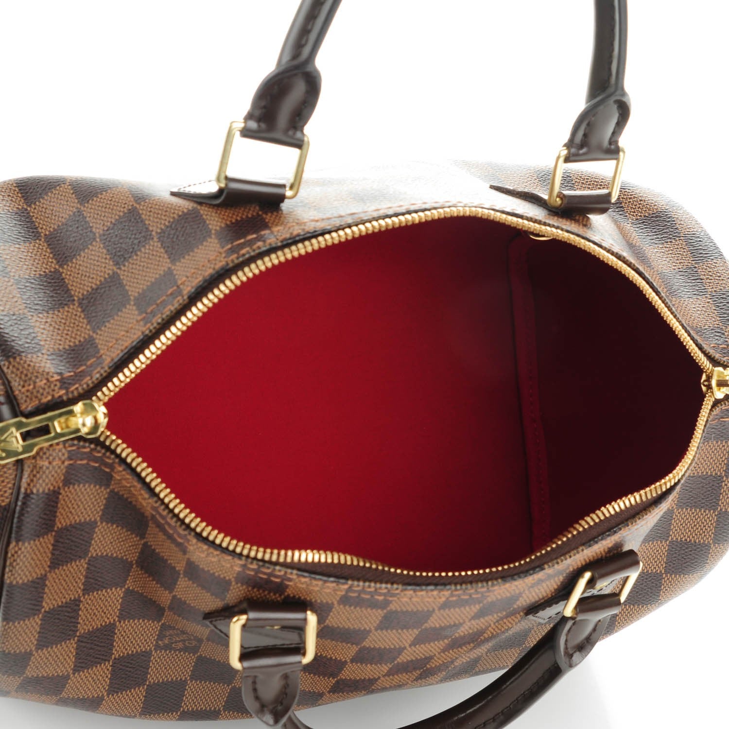 Louis Vuitton Damier Ebene Speedy Bandouliere 30 7 of 9