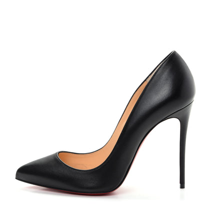 Christian Louboutin Shiny Nappa Pigalle Follies 100 Pumps 37.5 Black 1 of 9