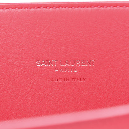 Saint Laurent Grained Calfskin Nano Sac De Jour Coral 7 of 12