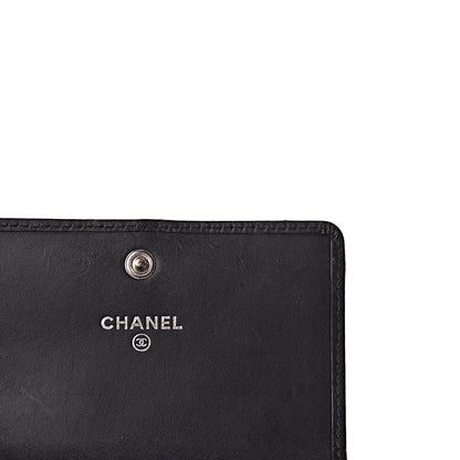 Chanel Calfskin Quilted Cambon Business Card Holder Black 9 of 14