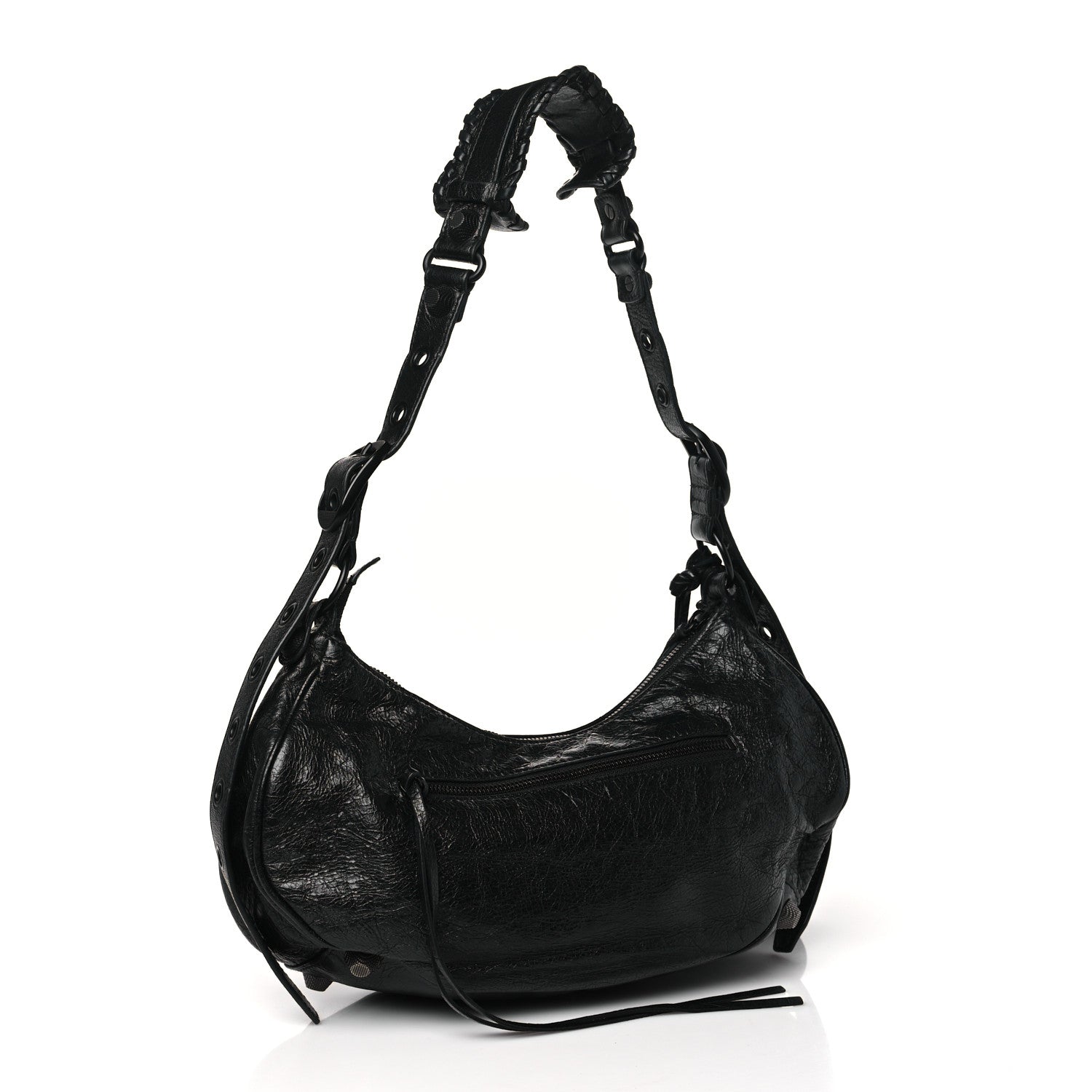 Balenciaga Agneau Arena Monochrome Small Le Cagole Shoulder Bag Black 3 of 11