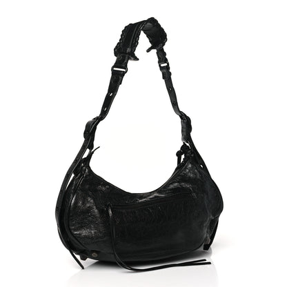 Balenciaga Agneau Arena Monochrome Small Le Cagole Shoulder Bag Black 3 of 11