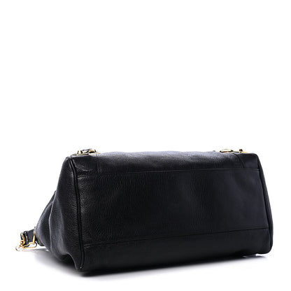 Balenciaga Chevre Gold Metallic Edge Hardware Velo Black 3 of 6