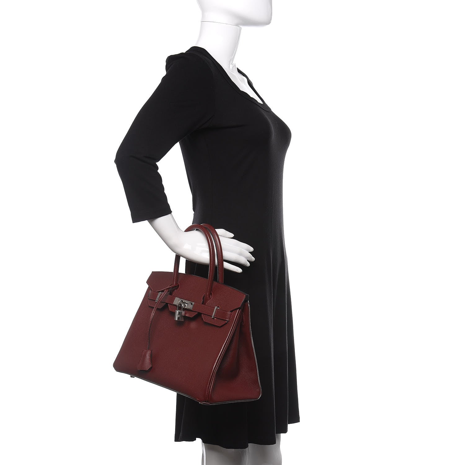 Hermes Epsom Birkin 30 Rouge H 2 of 11