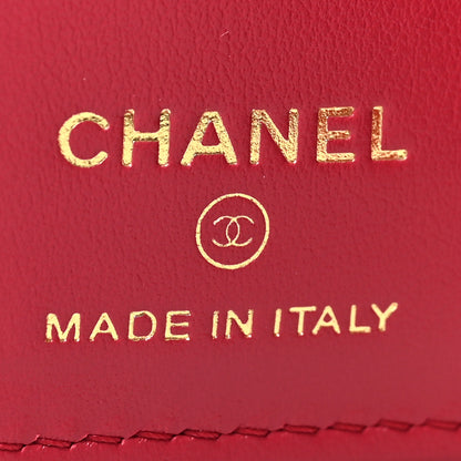Chanel Lambskin Quilted Chanel 19 Passport Holder Black 6 of 7