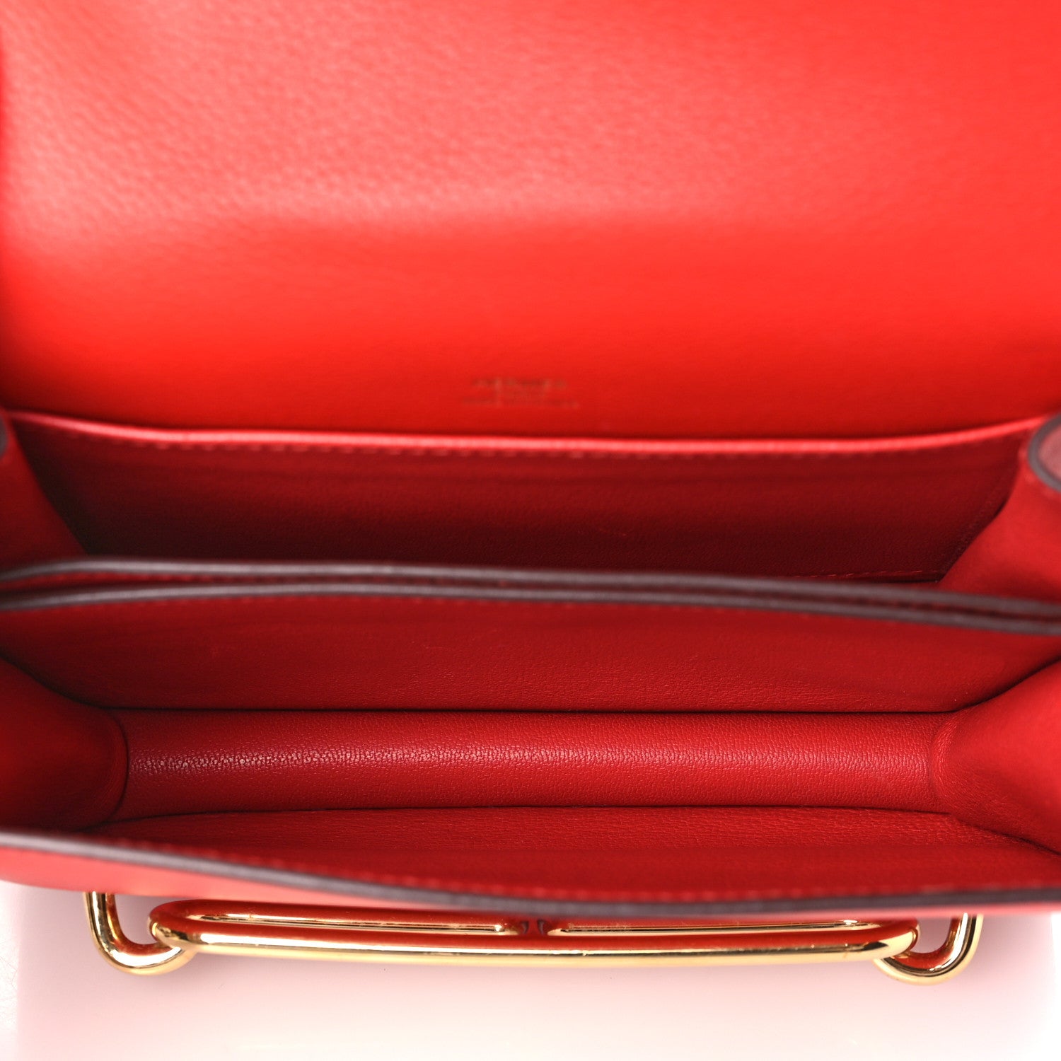 Hermes Evercolor Mini Sac Roulis Rouge Casaque 5 of 14