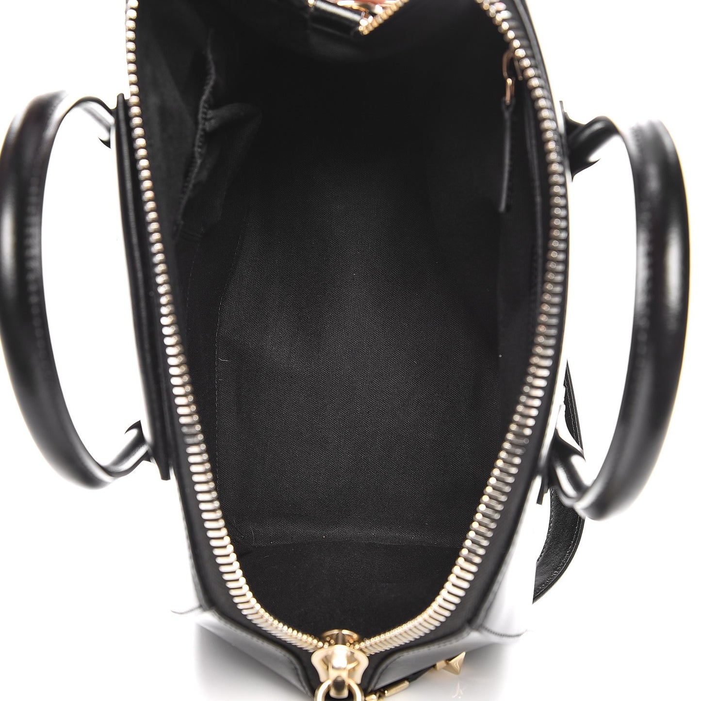 Shiny Lord Calfskin Medium Antigona Black