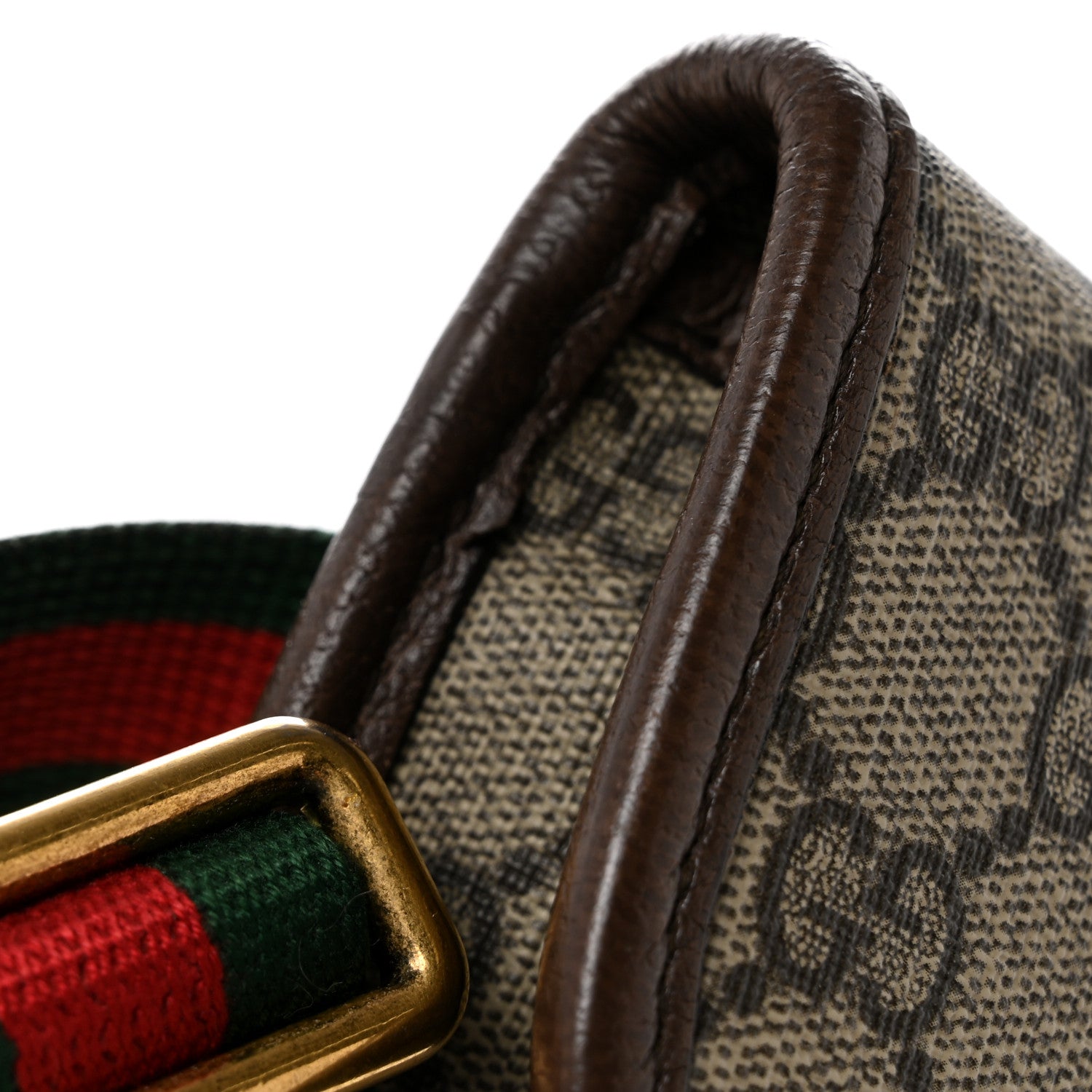 Gucci GG Supreme Monogram Neo Vintage Web Belt Bag Brown 11 of 11