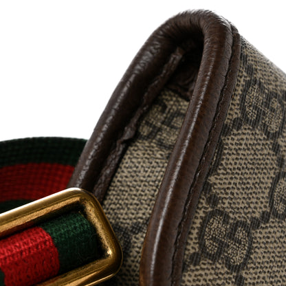 Gucci GG Supreme Monogram Neo Vintage Web Belt Bag Brown 11 of 11