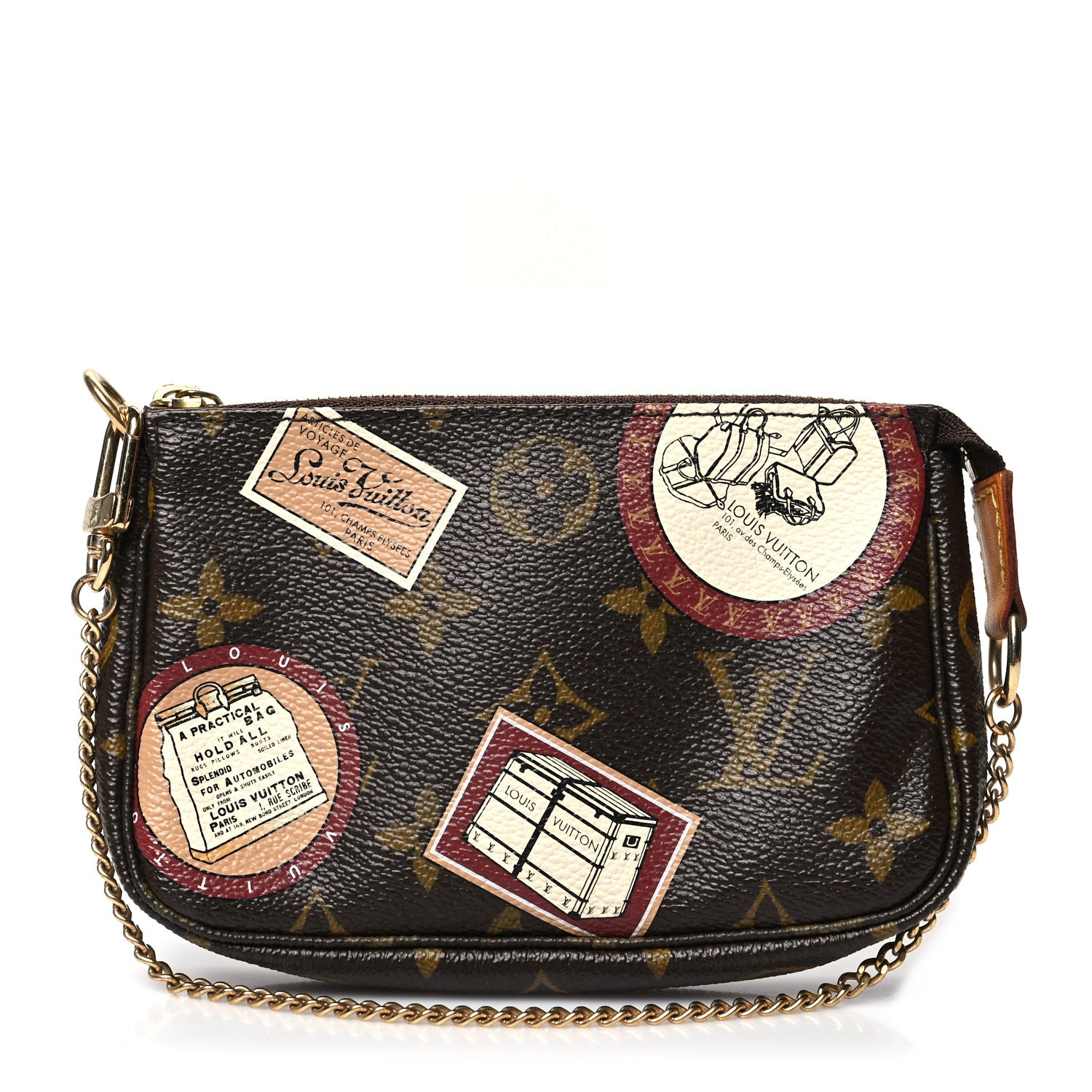 Louis Vuitton Monogram Patch Mini Pochette Accessories 1 of 11