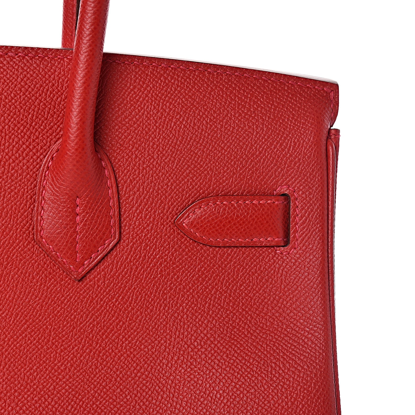 Epsom Birkin 30 Rouge Casaque