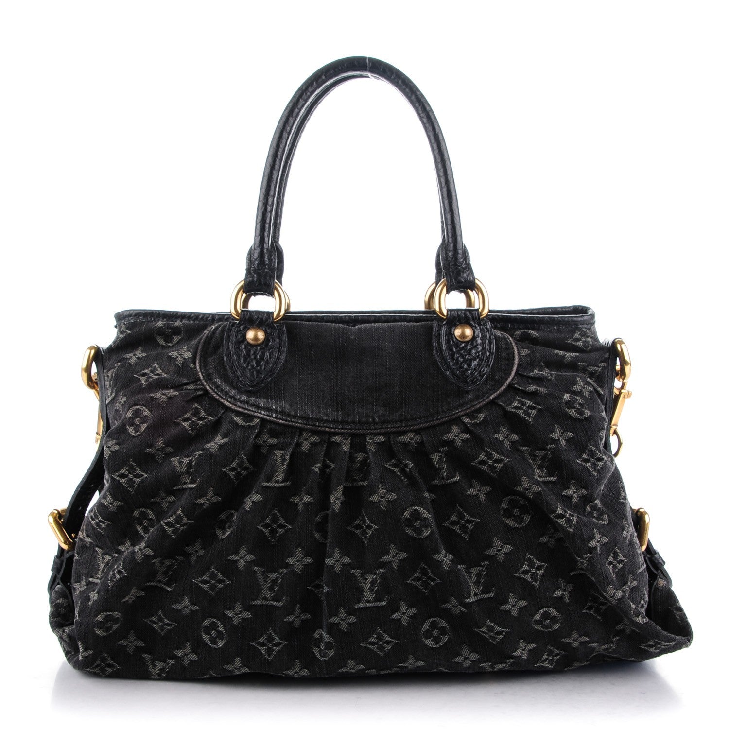 Louis Vuitton Denim Neo Cabby MM Black 1 of 7