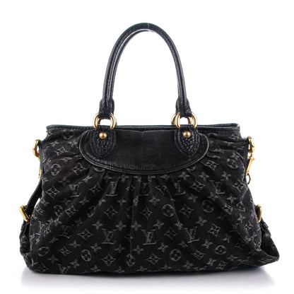 Louis Vuitton Denim Neo Cabby MM Black 1 of 7