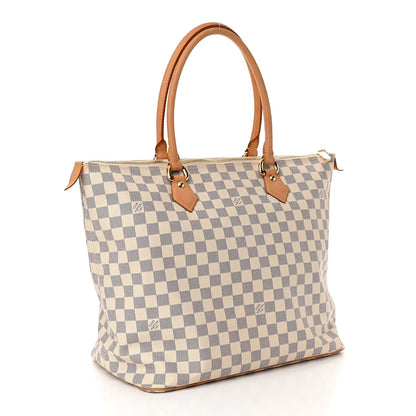 Louis Vuitton Damier Azur Saleya GM 3 of 10