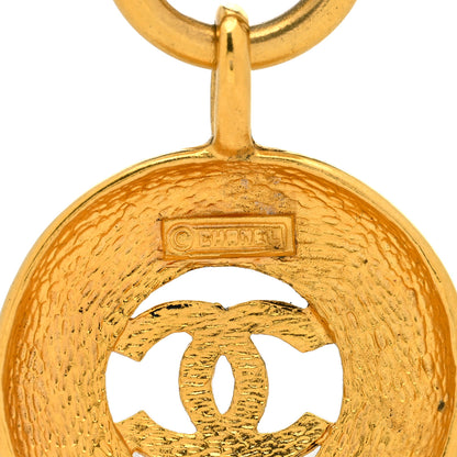 Chanel Chain CC Medallion Necklace Gold 6 of 6