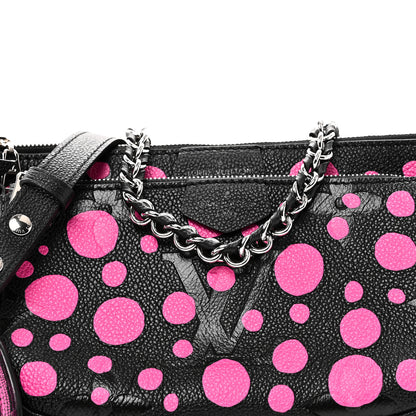 Louis Vuitton LV X YK Empreinte Multi Pochette Accessories Black Fuchsia 9 of 11