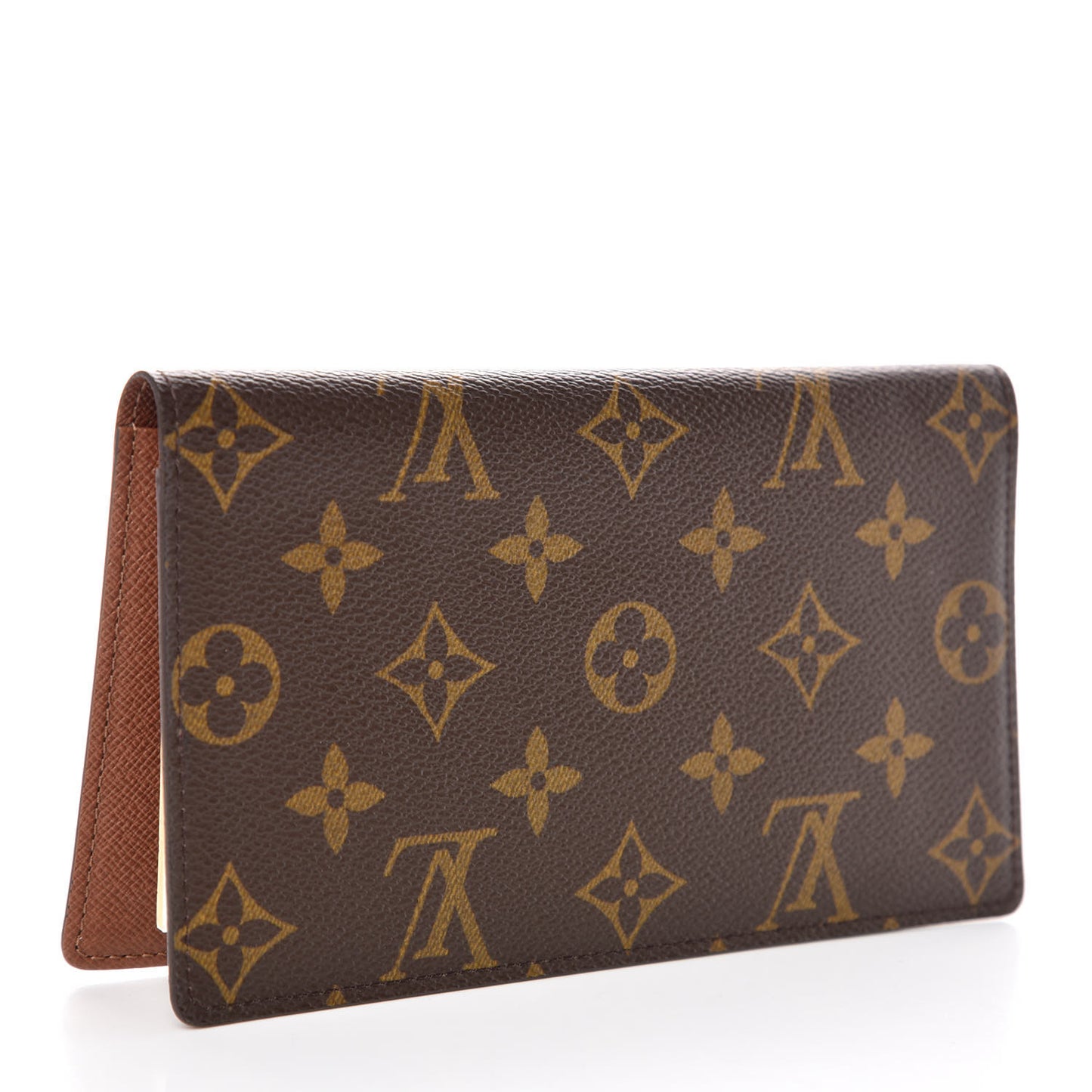 Monogram Checkbook Cover Wallet
