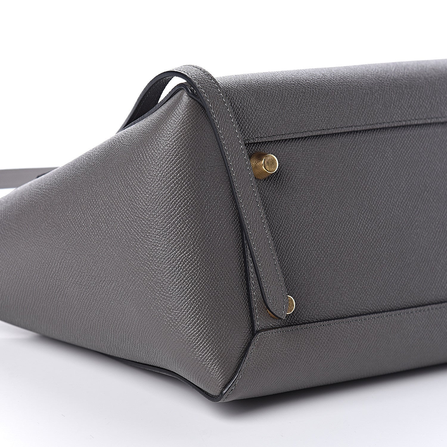 Celine Grained Calfskin Mini Belt Bag Grey 8 of 9