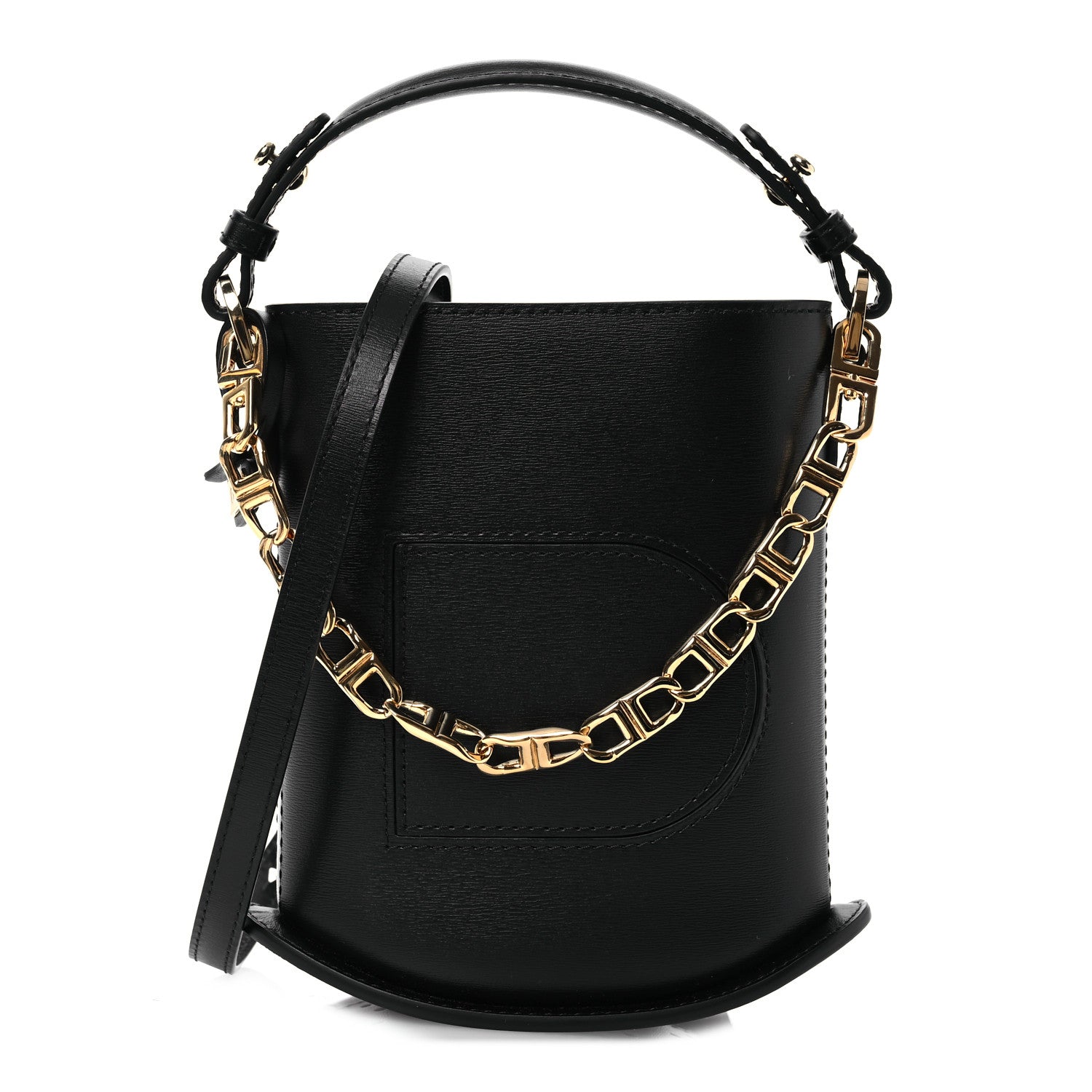 Delvaux Box Calfskin Toy Pin Eclat Bucket Black 1 of 10
