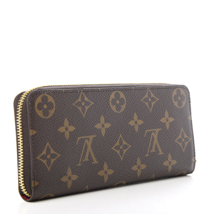 Louis Vuitton Monogram Clemence Wallet Fuchsia 3 of 6