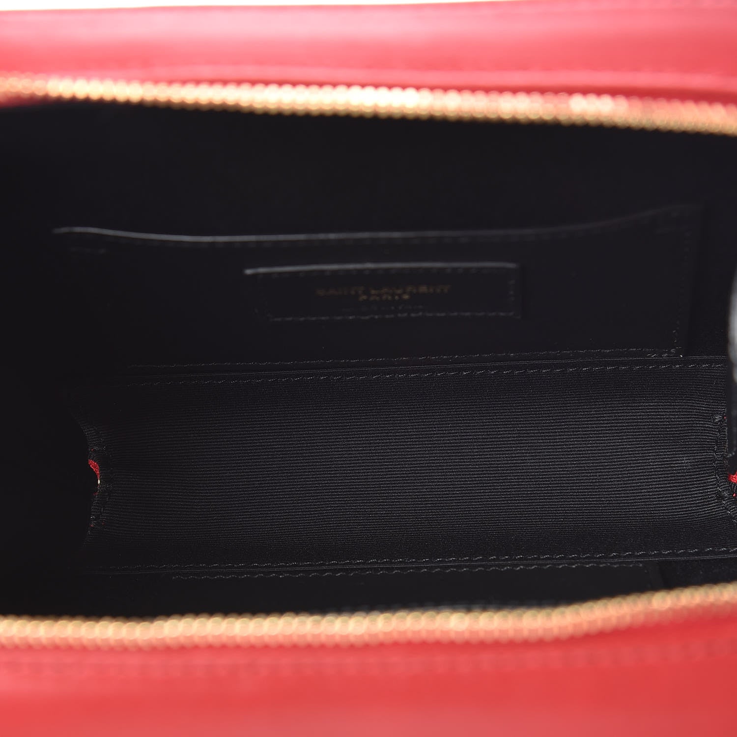 Saint Laurent Lambskin Matelasse Vicky Monogram Belt Bag Eros Red 5 of 8