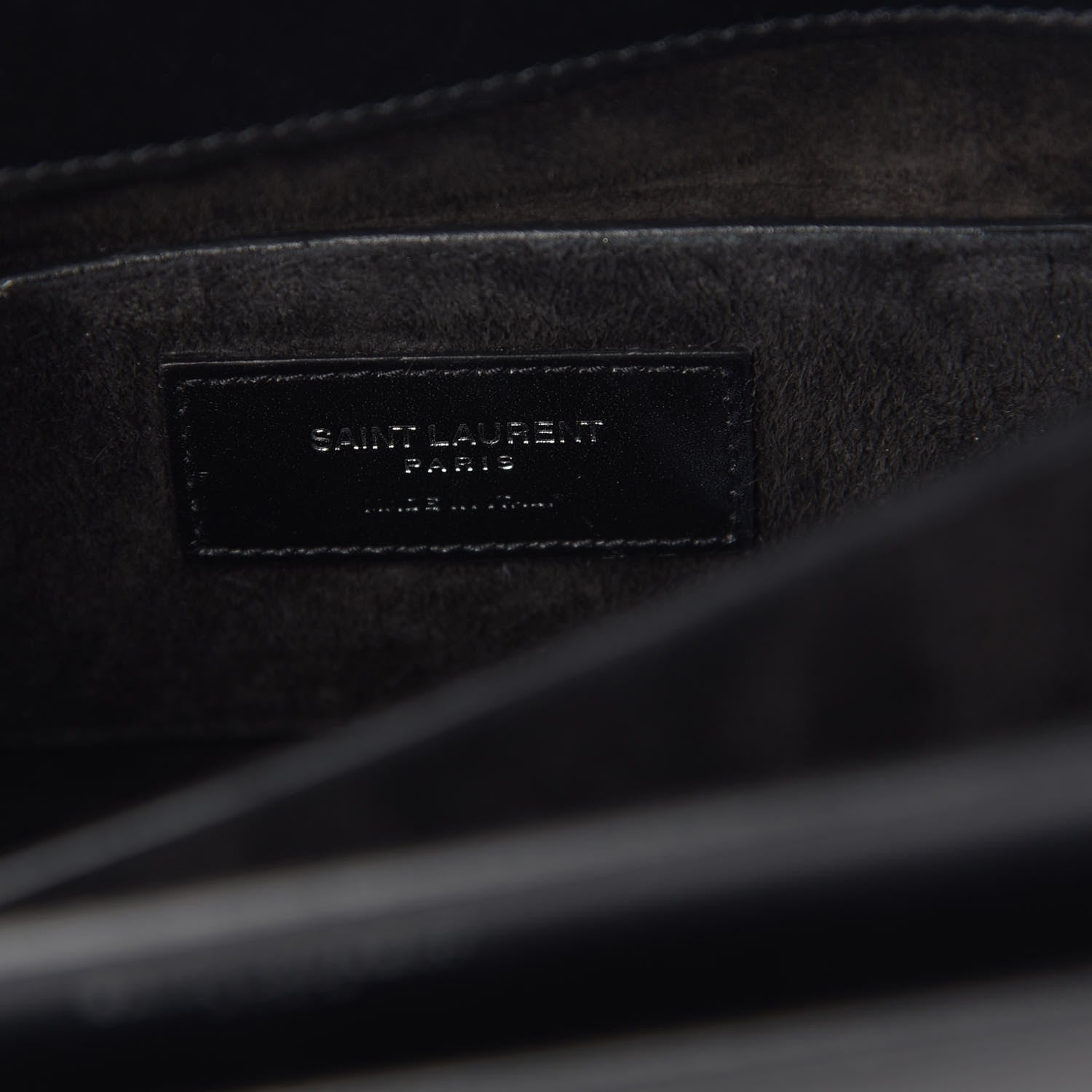 Saint Laurent Calfskin Medium Monogram Sunset Black 7 of 19