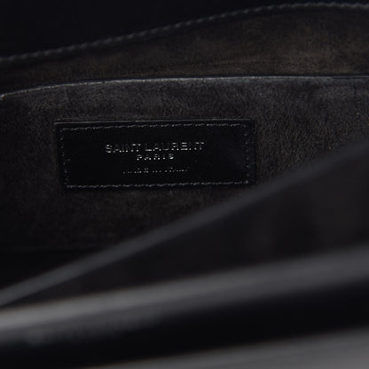 Saint Laurent Calfskin Medium Monogram Sunset Black 7 of 19