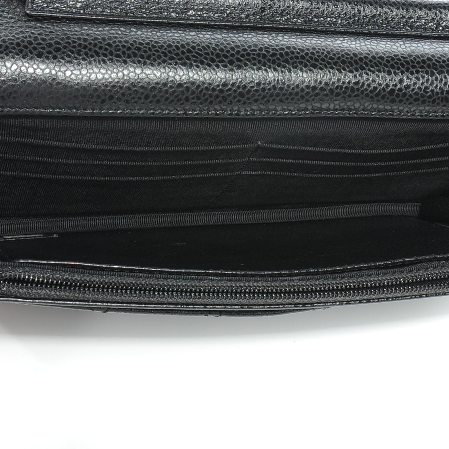 Chanel Caviar Quilted Wallet on Chain Black 5 of 8