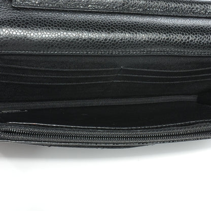 Chanel Caviar Quilted Wallet on Chain Black 5 of 8
