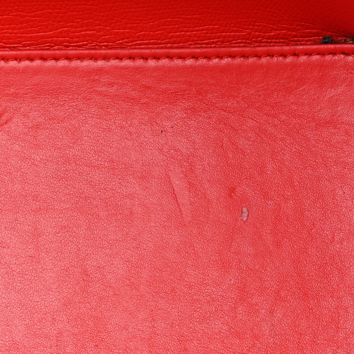 Patent Calfskin Small Oh Xtian Cabata Tote Red