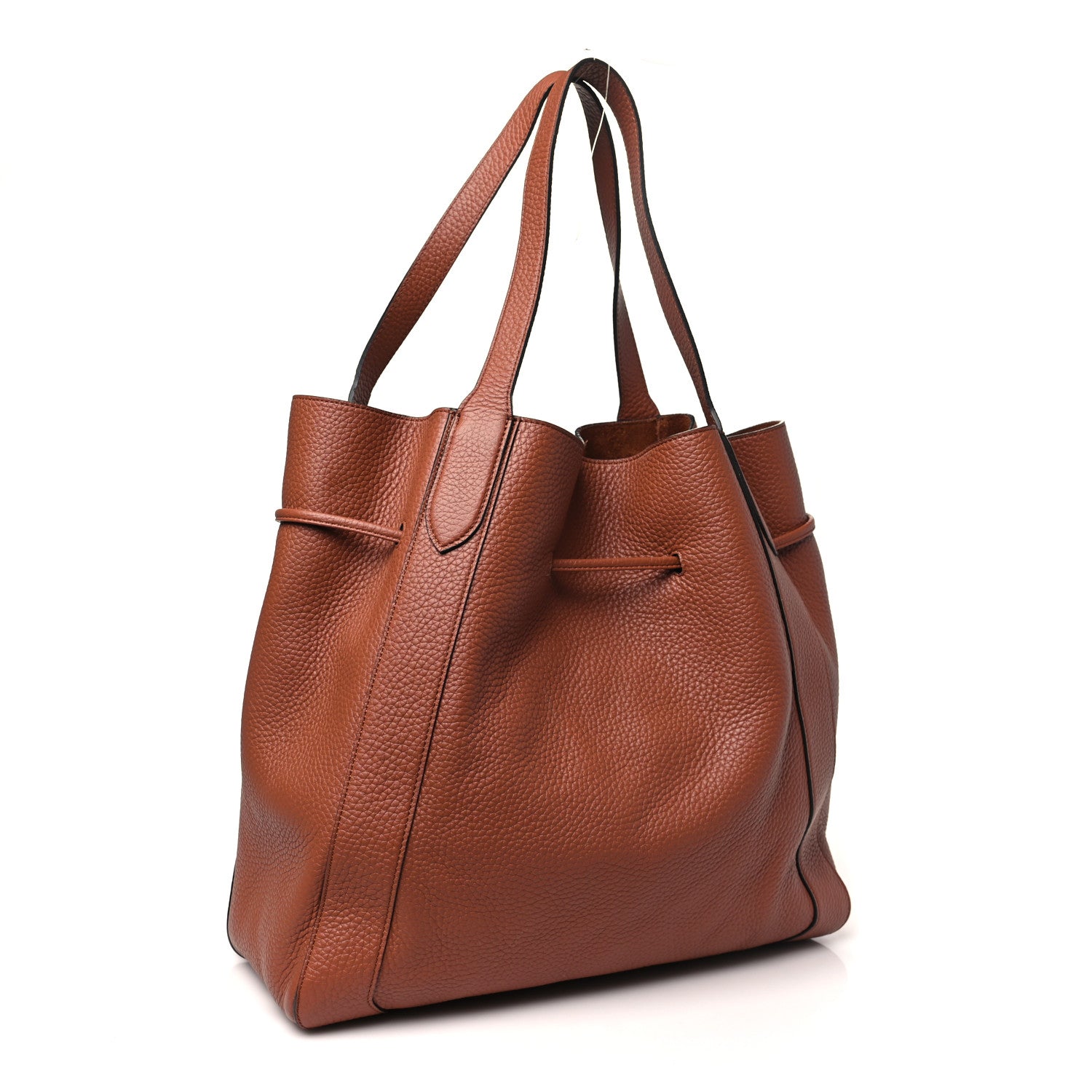 Mulberry Heavy Grain Calfskin Millie Tote Chestnut 4 of 10