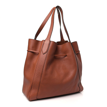 Mulberry Heavy Grain Calfskin Millie Tote Chestnut 4 of 10