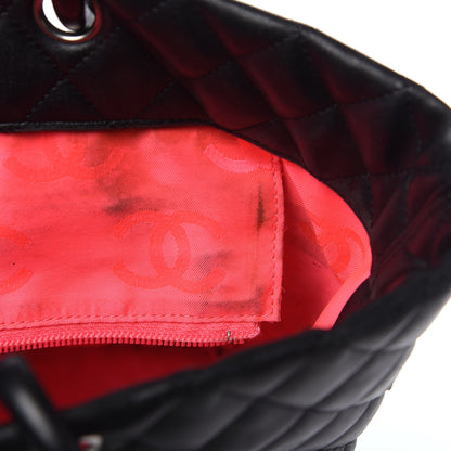 Chanel Calfskin Quilted Large Cambon Tote Black 13 of 14