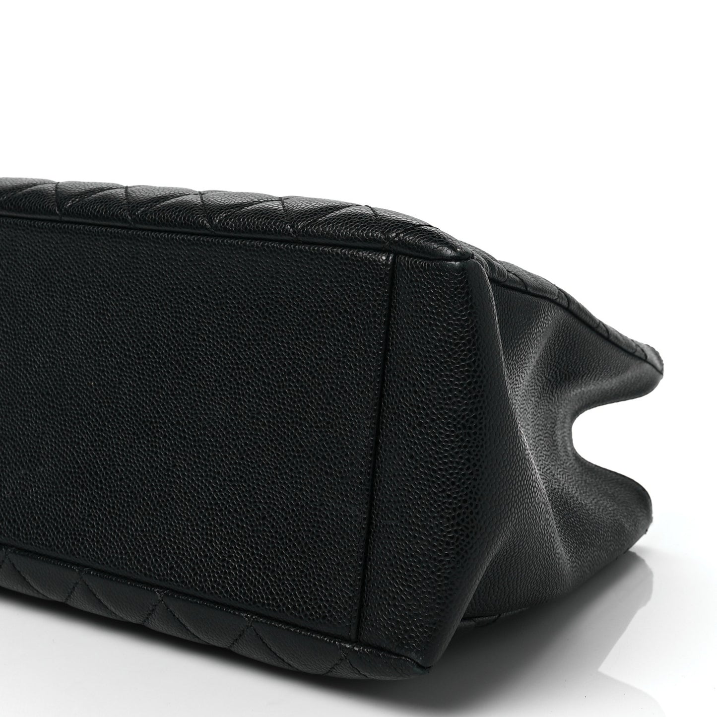 Caviar Quilted Grand Shopping Tote GST Black