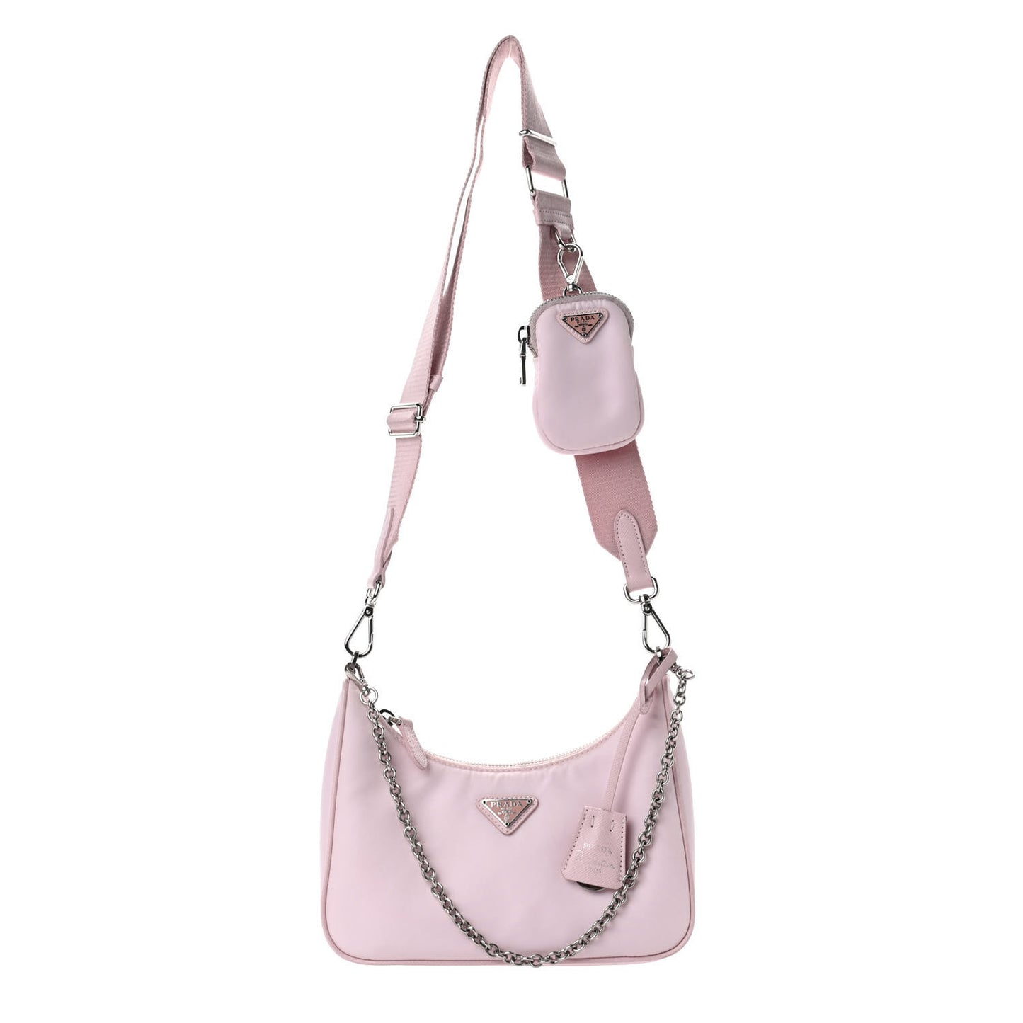 Nylon Re-Edition 2005 Shoulder Bag Alabastro
