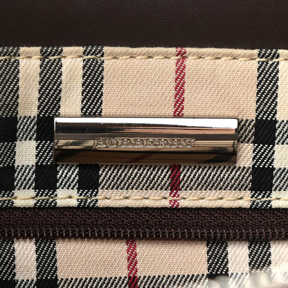 Burberry Calfskin Tote Dark Brown 6 of 10