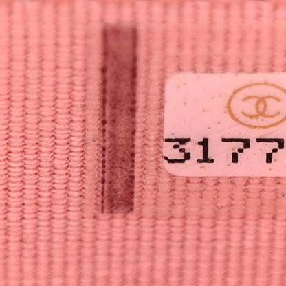 Chanel Caviar Quilted Zip Coin Purse Pink 7 of 10