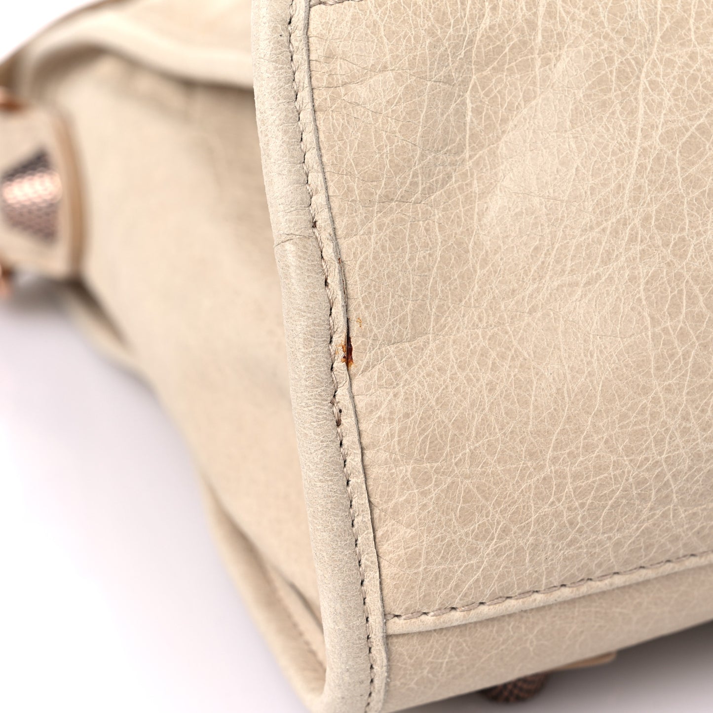 Agneau Giant 21 Rose Gold Hardware City Praline