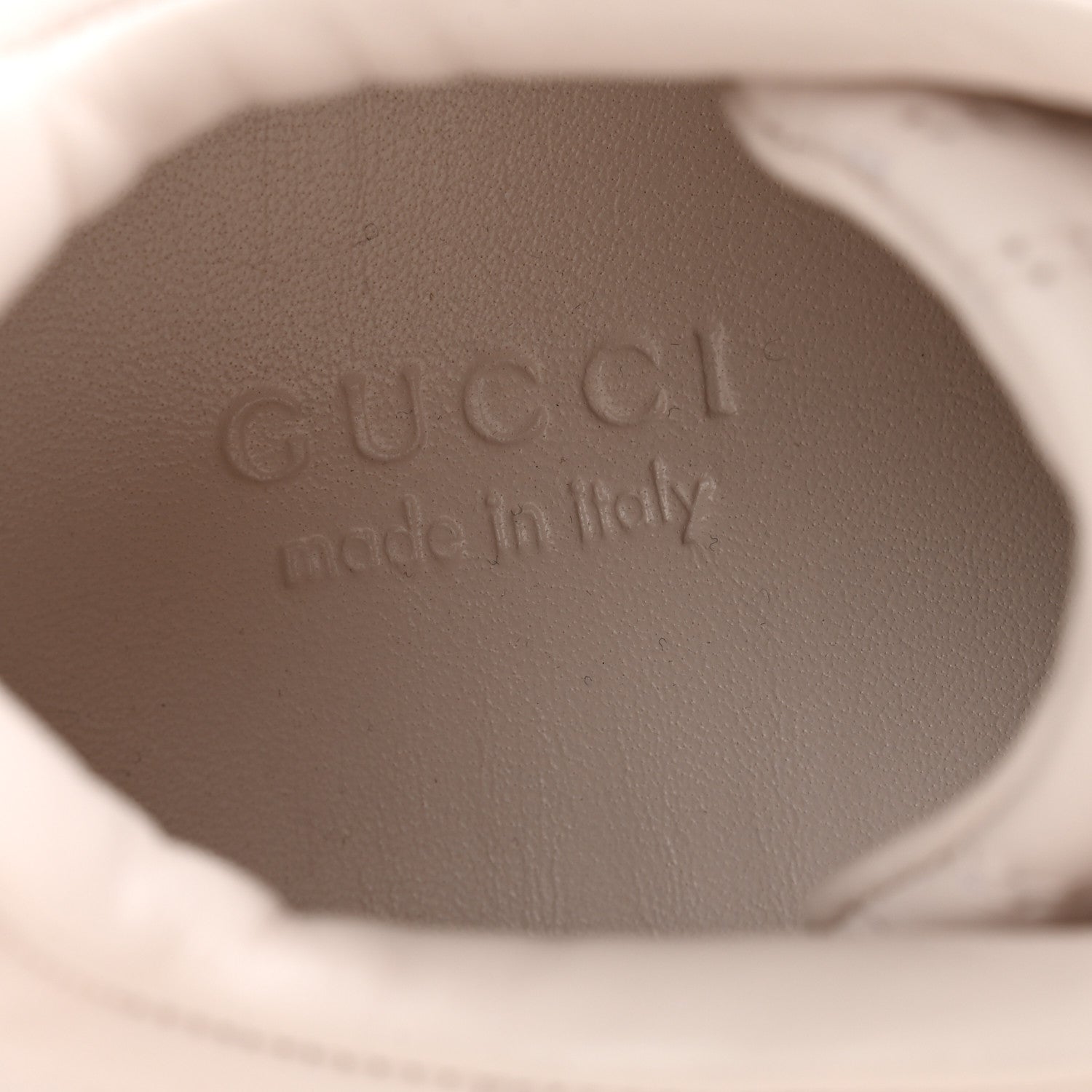 Gucci Calfskin Interlocking G Ripple Womens Platform Sneakers 36.5 Light Pink 6 of 8